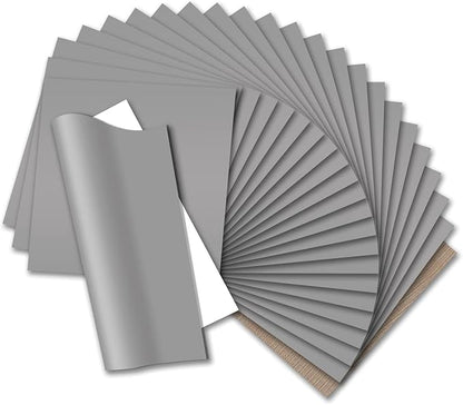 HTVRONT Silver HTV Heat Transfer Vinyl Bundle: 24 Pack 12"x12" Iron on Vinyl by HTVRONT