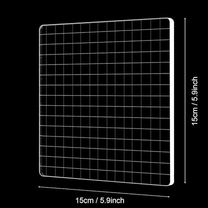 Large Acrylic Blocks for Stamping, 5.9"×5.9" Transparent Acrylic Stamp Block - Image 2