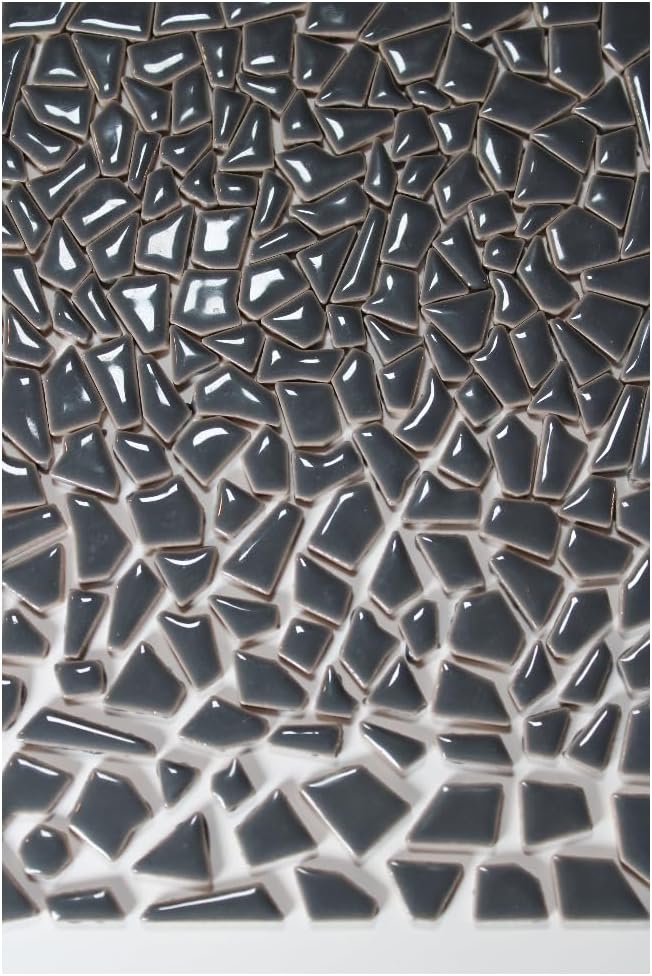 Ceramic Mosaic Tiles for Crafts & Art Projects 200 Grams Vibrant Colors Pieces - Image 9
