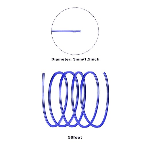 3mm Aluminum Craft Wire, 50 Feet 9 Gauge Bendable Anodized Metal Wire - Image 2