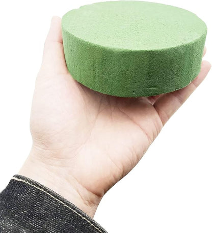 5 Pcs Floral Foam, MYYZMY 4.7 Inch Dry Wet Floral Foam Bricks Round - Image 3