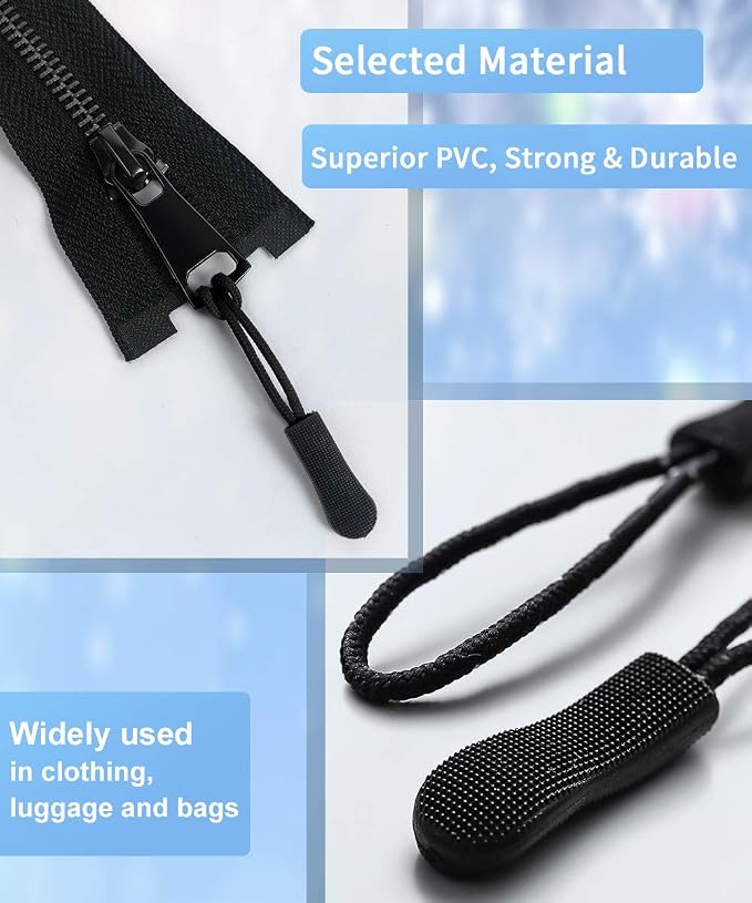 Zipper Repair Kit, Upgraded Zipper Replacement Slider Kit, Include Zipper Pull - Image 4