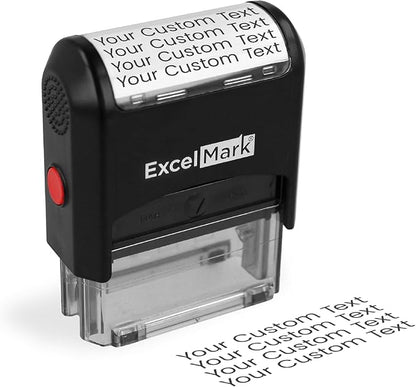 ExcelMark Custom Stamp – Clear & Crisp Impressions – Personalized Self-Inking by ExcelMark