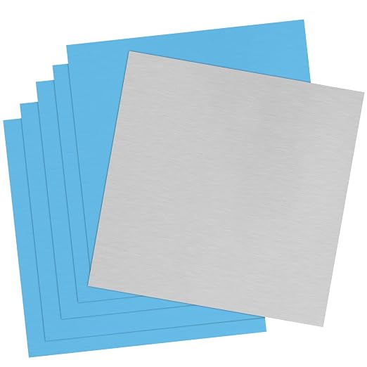 Welding Kit - 6Pack 6061 T651 Aluminum Sheet Metal 3" X 3" X 1/8 Inch Flat - Image 3