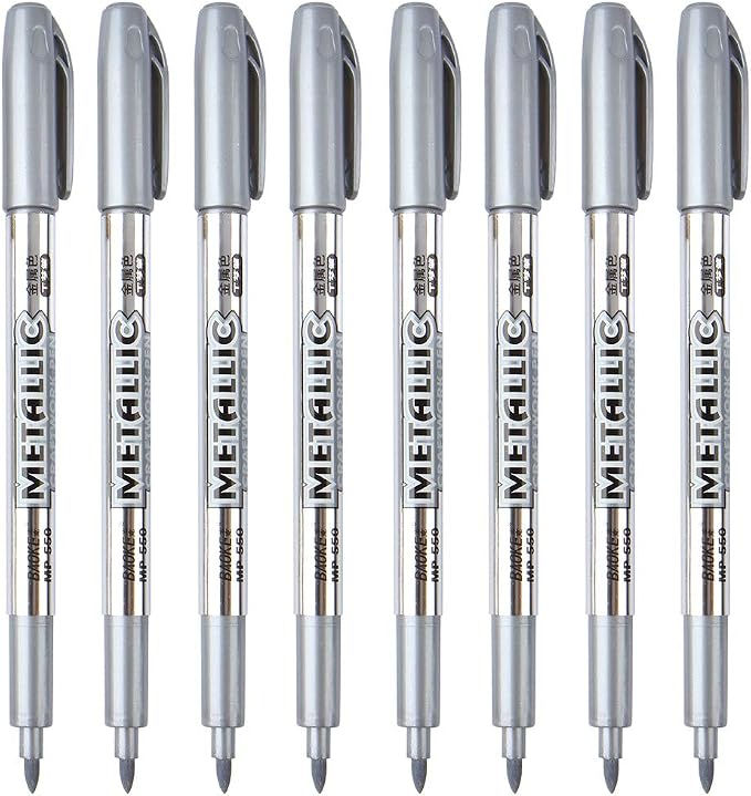 MYARTOOL Metallic Marker Pens, Gift Card Making, Scrapbooking, DIY Photo Album by MYARTOOL