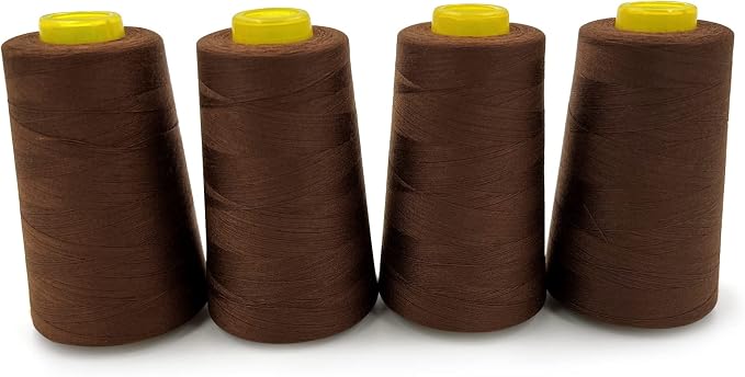 Tortoise 4 Cones of 3000 Yards Each Spool Thread by TORTOISETHREAD