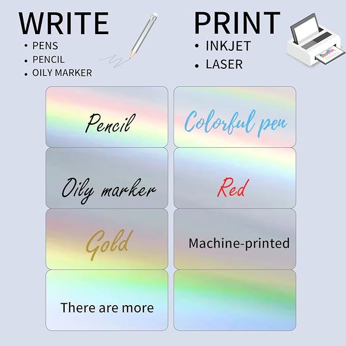 STARLIBOO Shipping Labels Stickers, Permanent Adhesive Sticker - Image 4