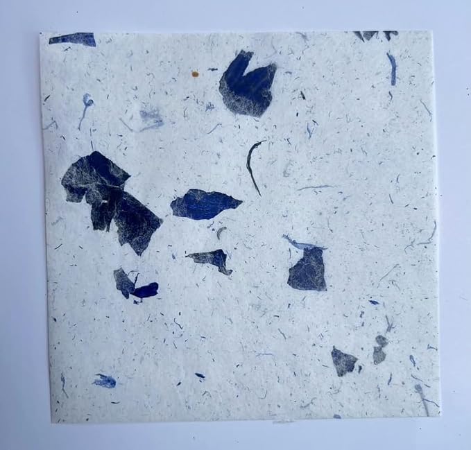 Natural Banana bark, leavse etc., 6 x 6 Inches Square Origami Paper Arts - Image 6