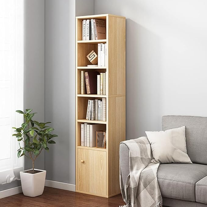 IOTXY Small Narrow Corner Bookcase by IOTXY