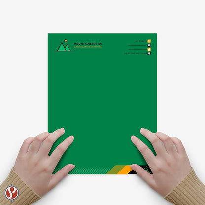 8.5 x 11" Green Color Paper Smooth, - Image 3