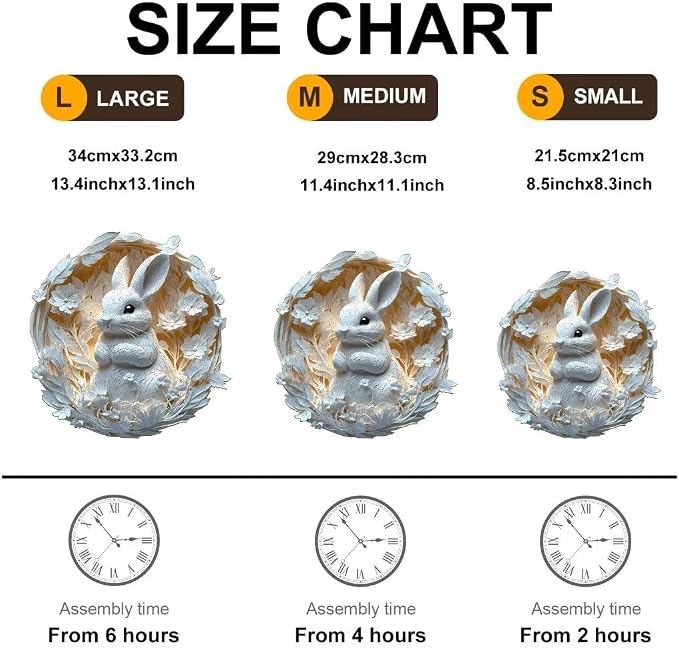 Wooden Puzzles Adults, 3D Paper Rabbit Puzzles 290 Pieces, Unique Animal Shaped - Image 6