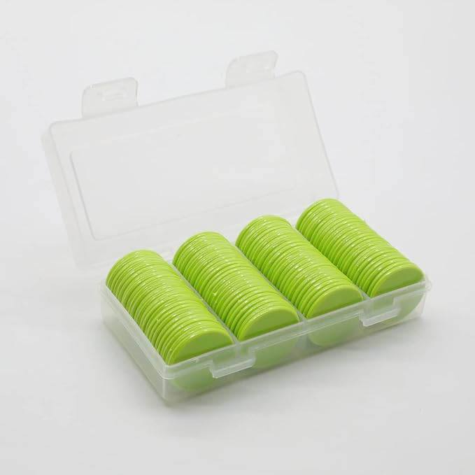 Set of 100 Opaque Plastic Learning Counters Mini Poker Chips Game Tokens - Image 2
