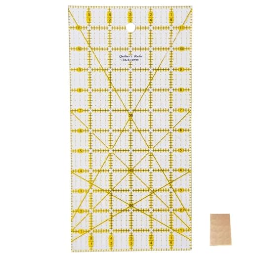 HONEYSEW Quilting Templates Acrylic Sewing Ruler by HONEYSEW