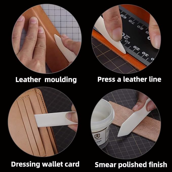 WUTA 100% Genuine Bone Folders Creaser Crafts Scoring Folding Creasing Origami - Image 4