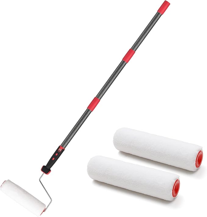 Paint Roller Extension Pole, 96inch Brush kit Multi-Function Paint Roller kit by Unknown