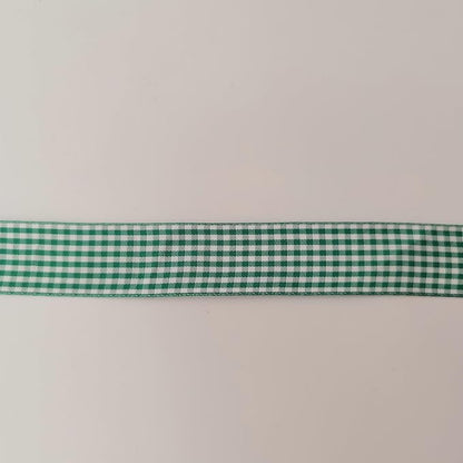 Green and White Woven Edge Plaid Ribbon 100% Polyester Gingham Ribbon 25 Yards - Image 9
