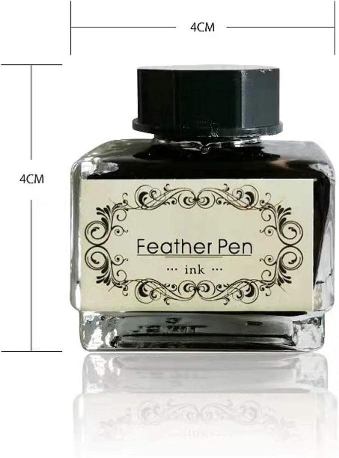 Black Calligraphy Ink No Carbon No Blocking Fountain Pen Ink Suitable - Image 2