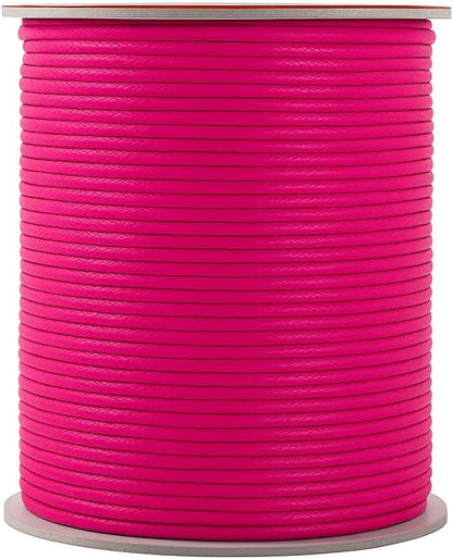 Mandala Crafts 2mm 109 Yards Hot Pink Cotton Waxed Cord by MandalaCrafts