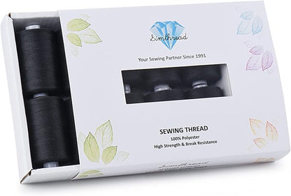 Simthread All Purpose Sewing Thread, 10 Spool 1000 Yards Each Bobbin Polyester - Image 6