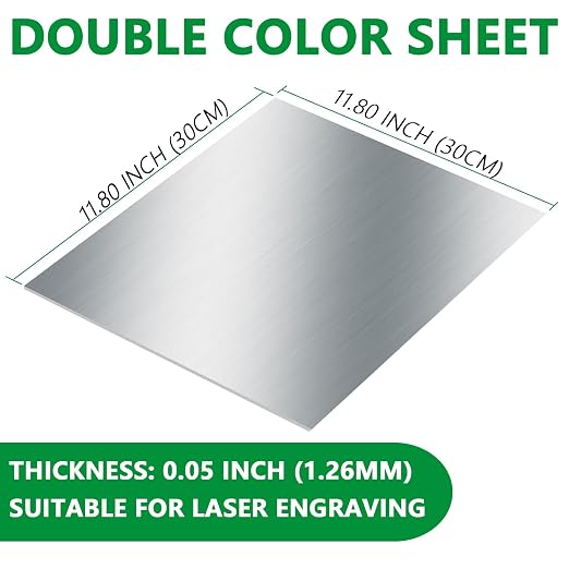 Laser Engraving Double Color ABS Plastic Sheet, Two-Tone Laserable Engraving - Image 2