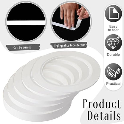 Xuniea 5 Rolls of Vinyl Tape Masking Tape Automotive Car Auto Paint - Image 4