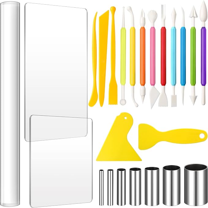 Honoson 24 Pcs Clay Sculpting Tools Kits Polymer Clay Tools DIY Set by Honoson