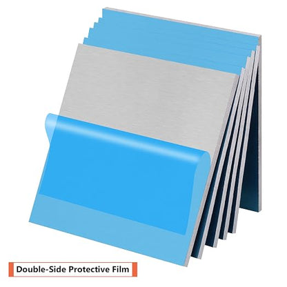 Welding Kit - 6Pack 6061 T651 Aluminum Sheet Metal 3" X 3" X 1/8 Inch Flat - Image 4