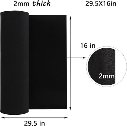 AMZQNART EVA Foam 2mm, Cosplay Foam 16x29.5 inch White, High Density 90 kg/m³ - Image 2