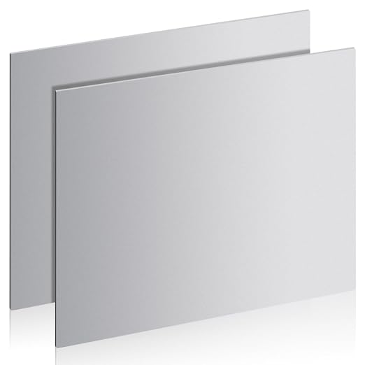 2 Pcs 16 Gauge Steel Sheets Metal Cold Rolled Steel Plate, Industrial, by WENHUALI