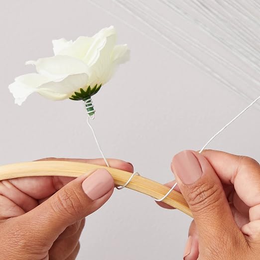 Juvale 300 Pieces White Floral Wire Stems - Image 2