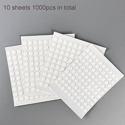 1000 Pcs False Tip Double Sided Adhesive Dots, 8mm/0.31" Pre-Cut Removable - Image 6