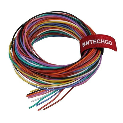 BNTECHGO 24 Gauge Silicone Wire Kit 10 Color Each 10 ft Flexible 24 AWG by BNTECHGO