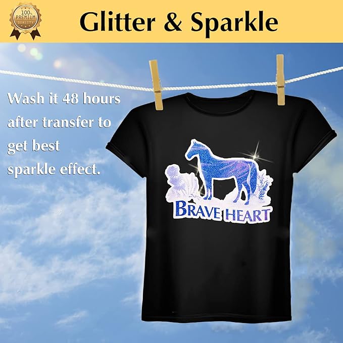 TransOurDream Glitter 2.0 Heat Transfer Paper - Image 2