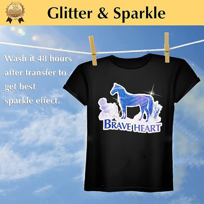 TransOurDream Glitter 2.0 Heat Transfer Paper - Image 2