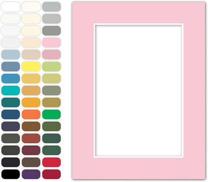 Poster Master Pink Matboard – 4-Ply Acid-Free Picture Mat Board by PosterMaster