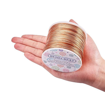 BENECREAT 17 Gauge Jewelry Craft Aluminum Wire 380 Feet Bendable Metal - Image 3