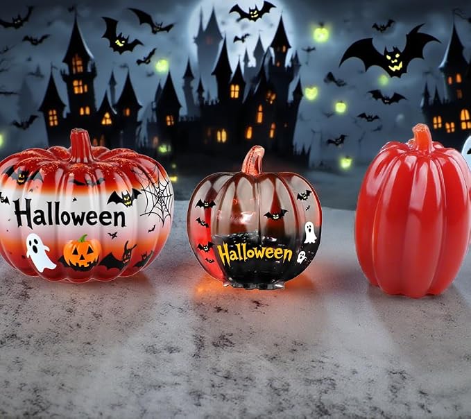 3Pack Mini 3D Pumpkin Molds for Resin, Resin Pumpkin Mold, Pumpkins Silicone - Image 3