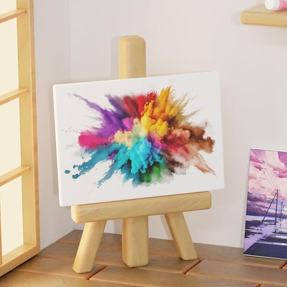 PATIKIL 8x12 Canvas Boards for Painting, 6 Pack 100% Cotton Square Triple - Image 5