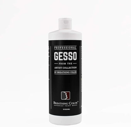 White Gesso Canvas Primer 32 oz Give Your Art The Ultimate Base Prime! Keep by Breathing+Color