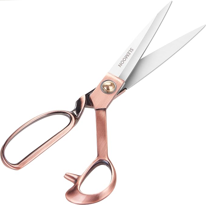 Fabric Scissors Professional 10" Sewing Scissors, Heavy Duty Shears by SLEMOON
