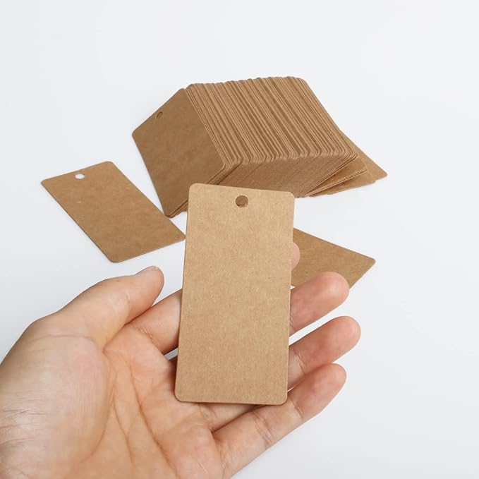 200pcs Kraft Paper Gift Tags - Image 4