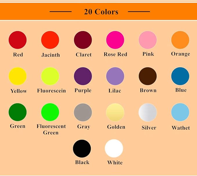 7000 Count 3/4" Round Dot Stickers Color Coding Labels, 20 Colors, 100 Sheets - Image 3