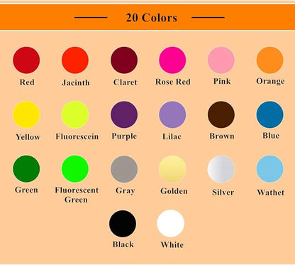 7000 Count 3/4" Round Dot Stickers Color Coding Labels, 20 Colors, 100 Sheets - Image 3