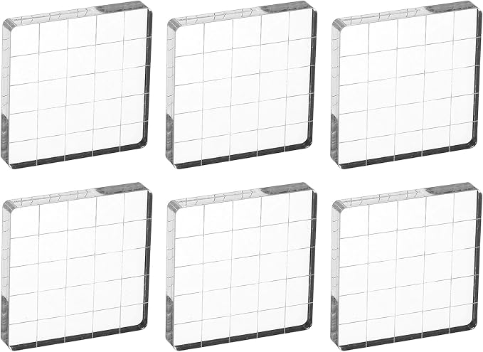 PATIKIL 2"x2" Acrylic Stamp Block by PATIKIL