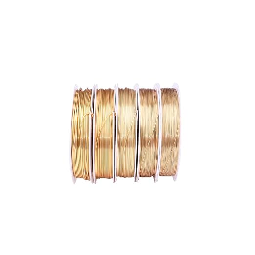 KC Gold Copper Wire 0.4mm Bead Cord - Image 2