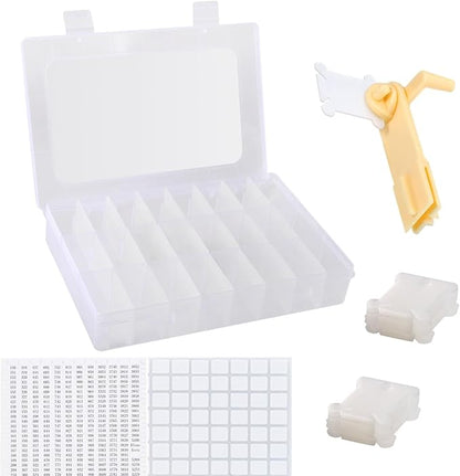 Embroidery Floss Organizer, Cross Stitch Thread Storage Box Tools by EPESL