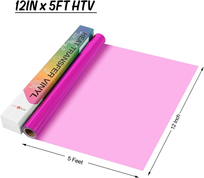HTVRONT HTV Vinyl Rolls Heat Transfer Vinyl - Image 6