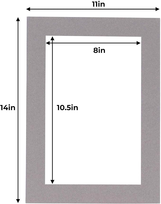 11x14 Mat for 8.5x11 Photo - Image 3