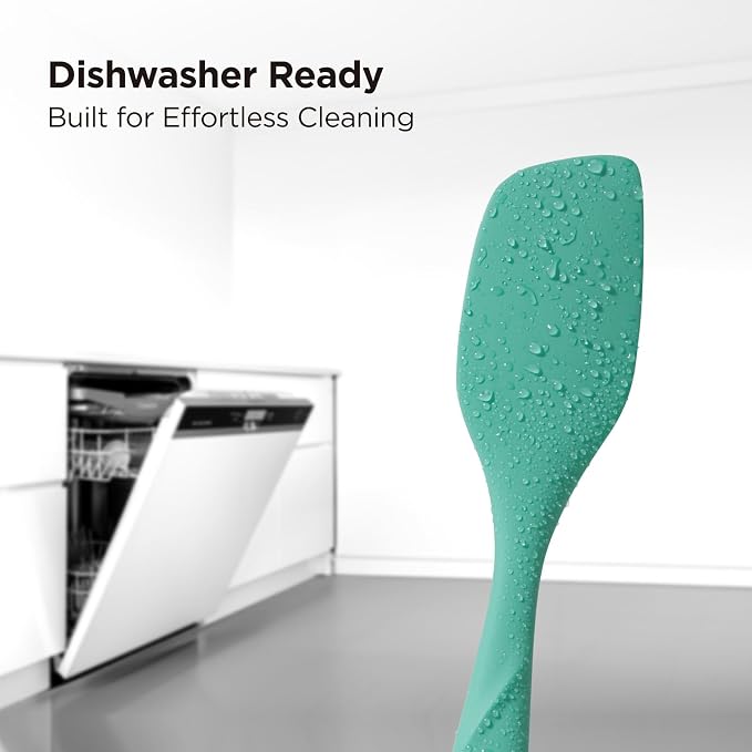 Kitchen Mama WaltzGrip Platinum Silicone Scraping Spatula: Heat Resistant - Image 6
