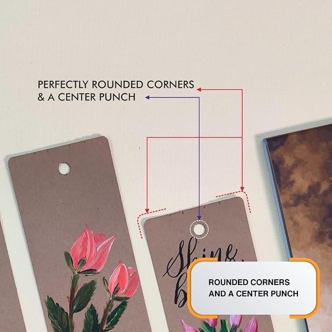 350 GSM DIY Premium Brown Kraft Bookmark Sketchpads - Image 2